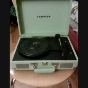 Crosley Light Green Portable Record Player